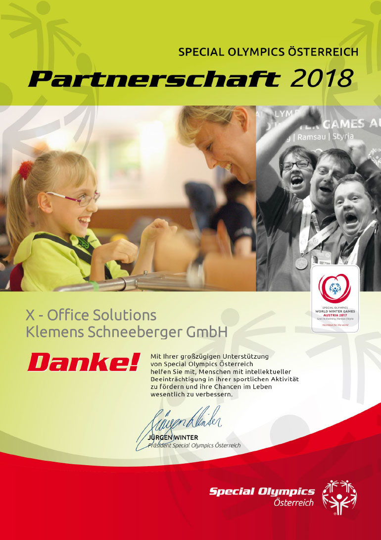 Special Olympics Partnerschaft